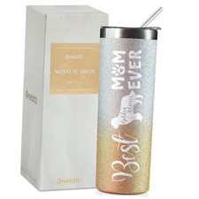 Golden Retriever Gifts for Women, Dog Mom, 20Oz Glitter Golden Retriever Mom