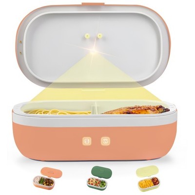UVI - Self Heating Lunch Box with UV Light Sanitizer - Salmon