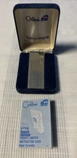 Vintage Colibri Touch Sensor Lighter With Original Box Untested
