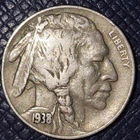 1938 D Buffalo Nickel (VF+ : Minor corrosion) : Comb. Shipping