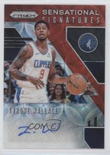 2019 Panini Prizm Sensational Signatures Choice Tyrone Wallace #SS-TWL Auto 0rf