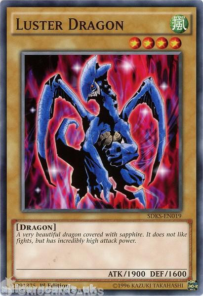 SDKS-EN019 Luster Dragon 1st edition Mint YuGiOh Card