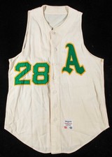 1965 Fred Talbot Kansas City Athletics Pitcher Game Worn Home Vest Jersey