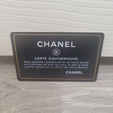 "EMPTY GIFT PACKAGING" Chanel Card for Gifting