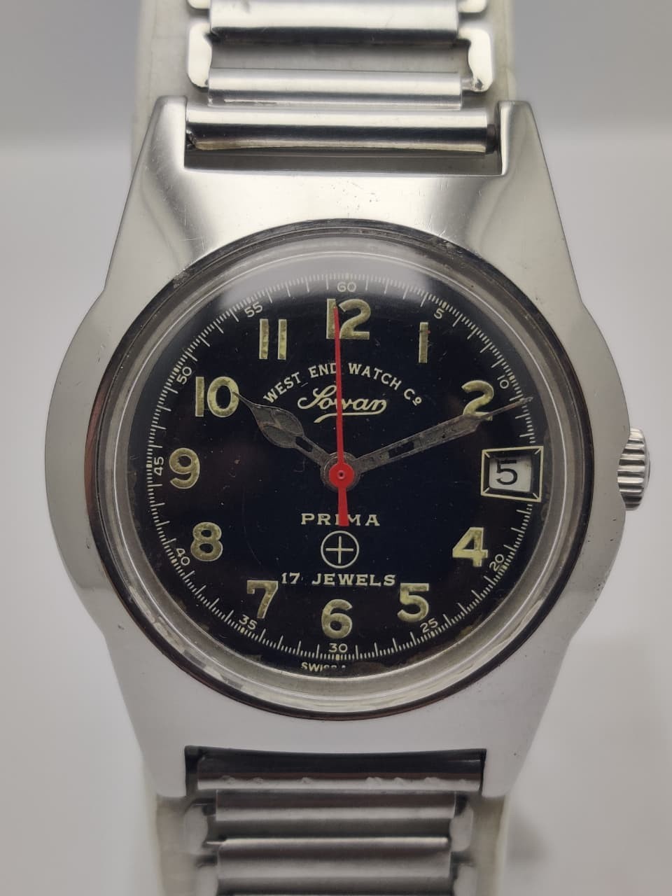 Co Winding West Vintage Men’s Manual End Watch Watch Prima Sowar 3721 - VintageWatches.PK Co Winding West Vintage Men’s Manual End Watch Watch Prima Sowar 3721 - vintagewatches.pk