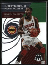 Hakeem Olajuwon 2019-20 Panini Mosaic #7 H.O.F. International Men of Mastery