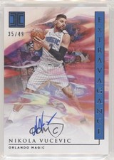 2019-20 Panini Impeccable Extravagance 35/49 Nikola Vucevic #EA-NVC Auto 1a07