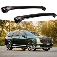 2PCS Crossbar Fits For Hyundai Palisade 2026 Cross Bar Roof Rack black Bars