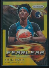 Sylvia Fowles 2020 Panini Prizm WNBA Fearless Gold Prizm #17 /10