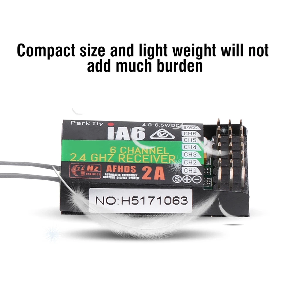 RC-Flysky Empfänger FS-IA6 6-Kanal-2 4-GHz-Frequenzempfänger. - Bild 2 von 4