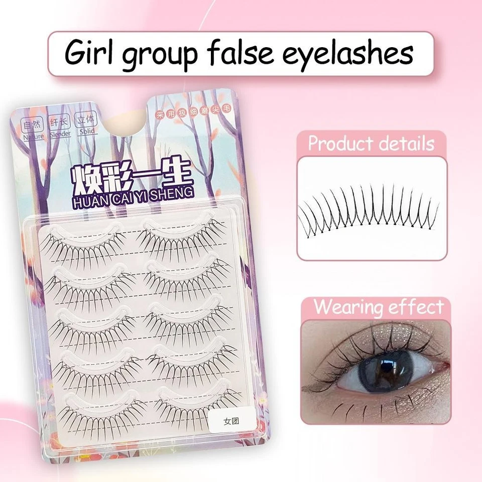 U-shaped False Eyelashes with Clear and Natural Texture The Upper J4D3 - Imagen 2 de 4