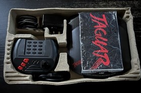 ATARI JAGUAR CONSOLE: PAL/Boxed/Complete/2 Games/All Paperwork/All Cables/Tested