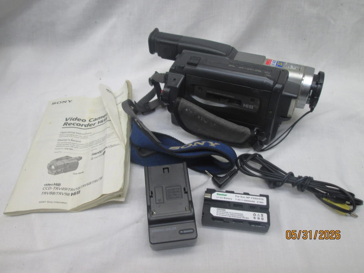 Sony Handycam 460x Digital Zoom Hi8 Camcorders for sale | eBay
