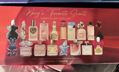 Macy's Favorite Scents Sampler Set Sample Size New with Box | eBay