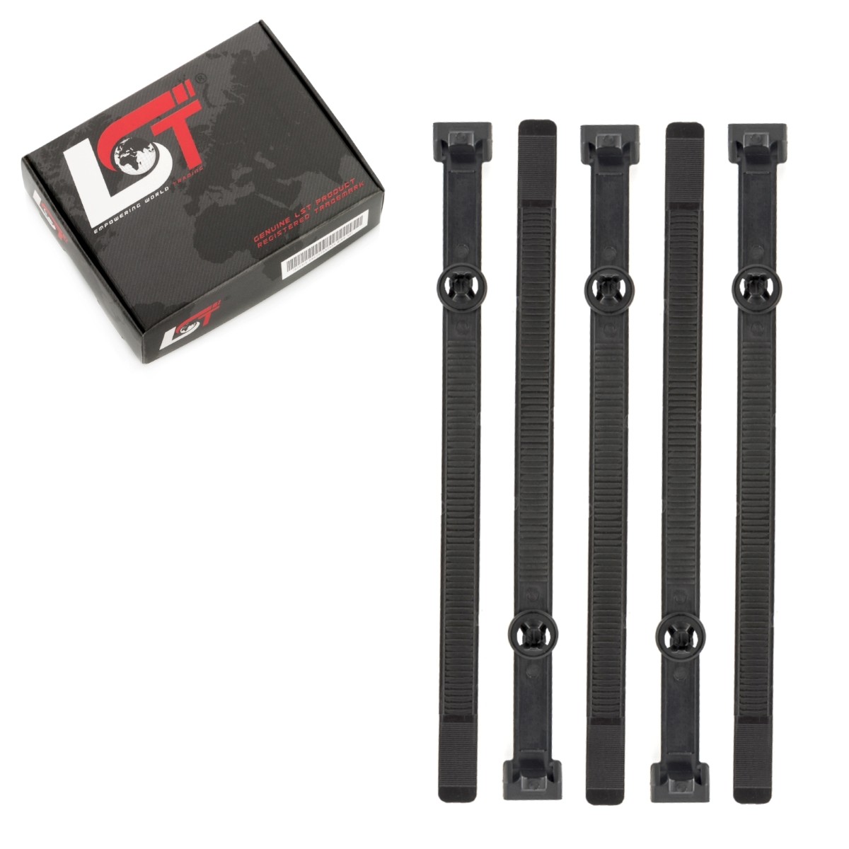 5x Cable ties with clips fastening 160 x 9 mm Electrical for MERCEDES M-CLASS