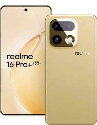 Realme 16 Pro+ 5G - 256GB - 8GB RAM - 200MP Camera - Master Gold - Unlocked