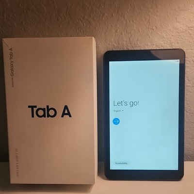 Samsung Galaxy Tab A 8.0'' 2018 Tablet Black 32GB Verizon SM-T387V Wi-Fi