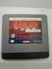 Virutal Boy Red Alarm Game Not For Resale