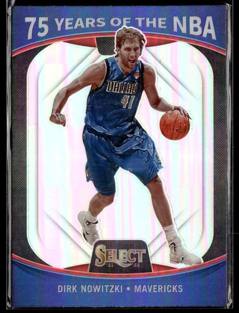 2021-22 Panini Select #62 Dirk Nowitzki 75 Years of the NBA Card 3501Q