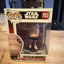 Funko Pop! Droide de batalla de Star Wars Episodio I La amenaza fantasma #703