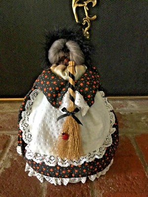 apple head witch doll