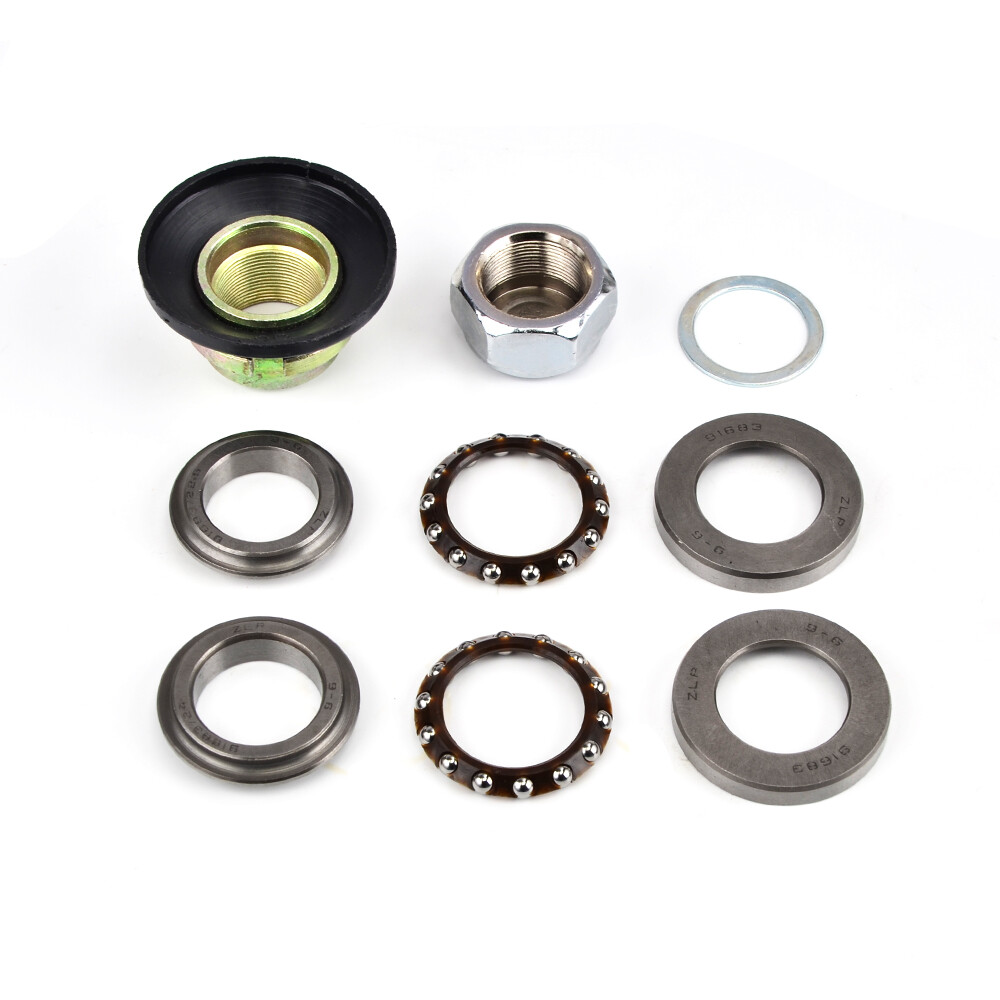 Fork Stem Bearing & Nut Kit For Honda ATC110 & ATC70 (1974-1985) - Top Bottom Set 9-Piece