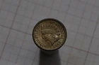 🧭 🇺🇸 USA INDIAN HEAD CENT 1863 VARIETY 2 AU DETAILS B68 #3711