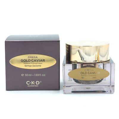 CKD Omega Gold Caviar Imperial Firming Cream 50ml Elasticity Radiance K-Beauty
