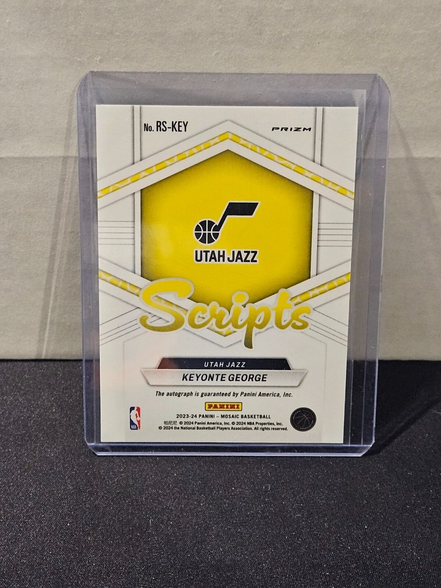 2023-24 Panini Mosaic Basketball #RS-KEY Keyonte George Autograph