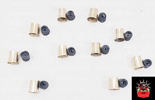 Lot De 10 Embouts De Rechange En Laiton Massif Pour Bâton De Marche / Canne – Neuf