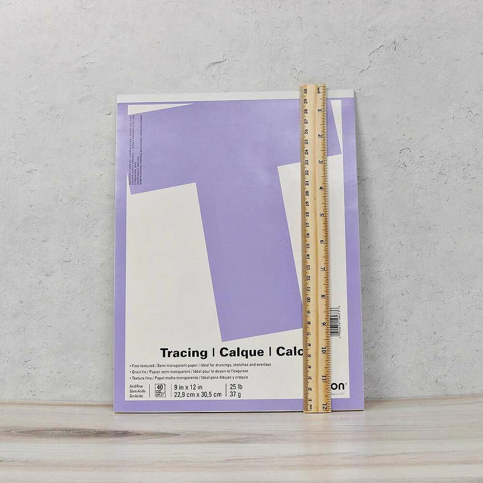 Almofada de rastreamento Craft County Artist 9 X 12 polegadas - 40 folhas - Desenho, esboço - Imagem 4 de 4