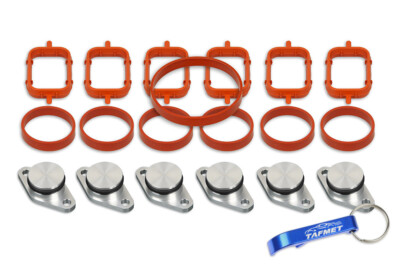 Kit Riparazione Flap Di Turbolenza 22mm - 4/6 Pezzi In Alluminio Con O-ring - Tappi Per Collettore Di Aspirazione Auto - Sostituzione Lembi Vorticosi - 2