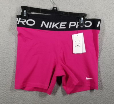 Nike Pro 5'' Yoga Volleyball Shorts L Hot Pink CZ9831-616 Compression Active