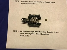 American Flyer Original Parts - XA14A054 Knuckle Coupler Truck #513