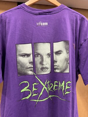 Vintage WWF 3Extreme T Shirt Lita Matt Jeff Hardy Boyz 2XL XXL