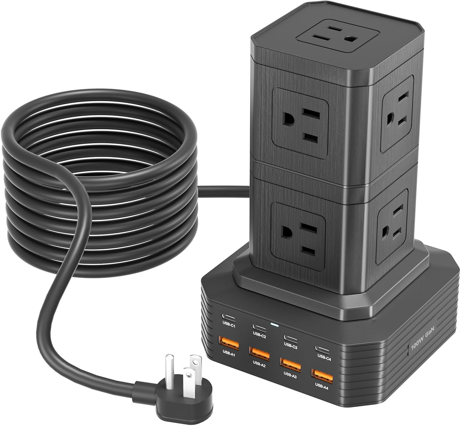 Charging Station (100W), 17-In-1 USB C Power Strip with Surge Protection, 6.6Ft-image