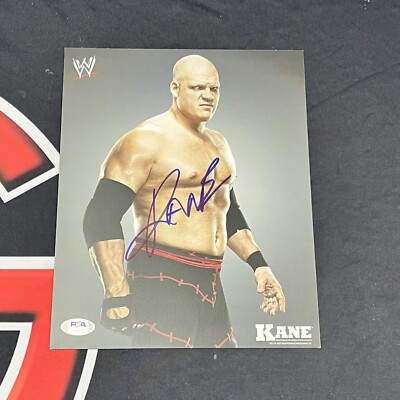 Kane Autograph Kane WWF WWE Auto Signed 8X10 Photograph PSA Certified Autograph | eBay