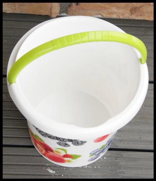  Eimer mit/ohne Deckel und Tragebügel 5/10/13/15 Liter transparent /5l Farbe - Bild 4 von 4