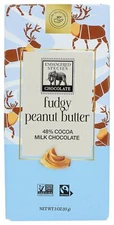 Endangered Species Fudgy Peanut Butter And Milk Chocolate Bar 3 Oz Pack Of 4