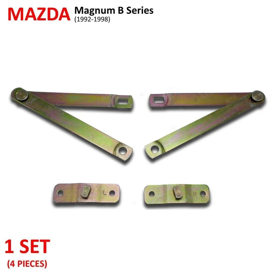 Set Metal Side Tailgate Hinge For Mazda Magnum B2000 B2500 Pickup 1987 - 1993 Foto 4 de 4