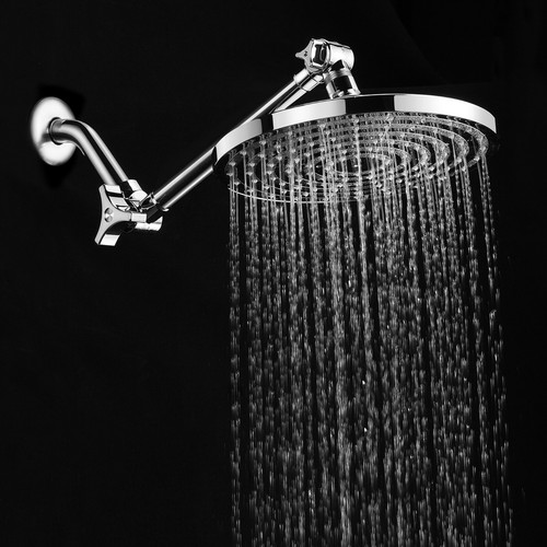 Power Spa, Showerhead Rainfall Giant 120 Jet's 12" Adjustable Extension