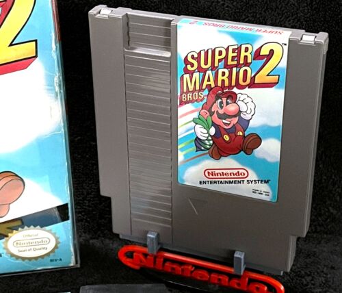 1988 SUPER MARIO BROS. 2 • BOXED • WORKING • VINTAGE NES NINTENDO VIDEO GAMES - Picture 14 of 14