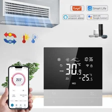 WiFi Smart Thermostat Panel Tuya For Central Air Conditioner w/APP Voice Control