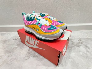 pink and yellow air max 98