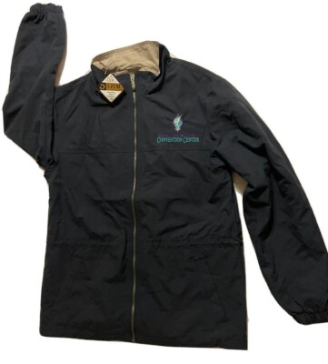 North End Jacket Women's Small Black All Climate Wear Zip Mock Neck Lightweight