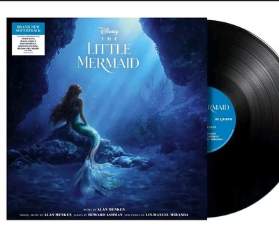 The Little Mermaid Walt Disney! New LP 2023 Alan Menken, Halle Bailey, Awkwafina
