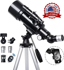 Telescopio Montura Refractor Astronomico Para Adultos Adaptador Para Telefono