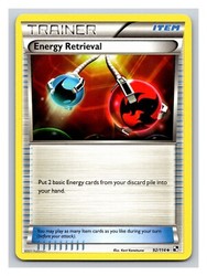 Energy Retrieval 92/114 Black & White Base Set Uncommon