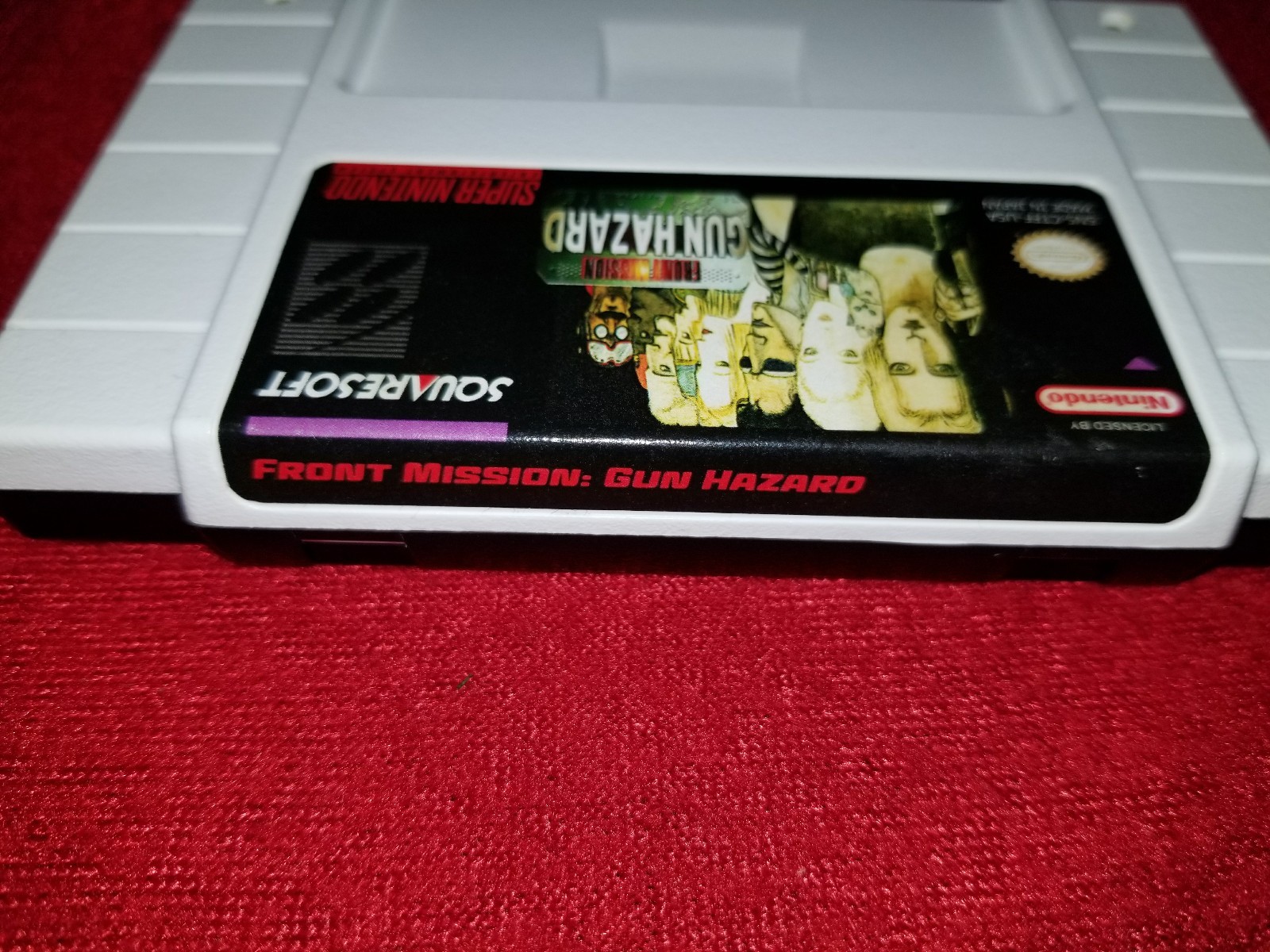 Front Mission Gun Hazzard - SNES  Super Nintendo - Shooter RARE COLOR . - Picture 11 of 11