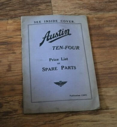 Austin ten spare parts deals